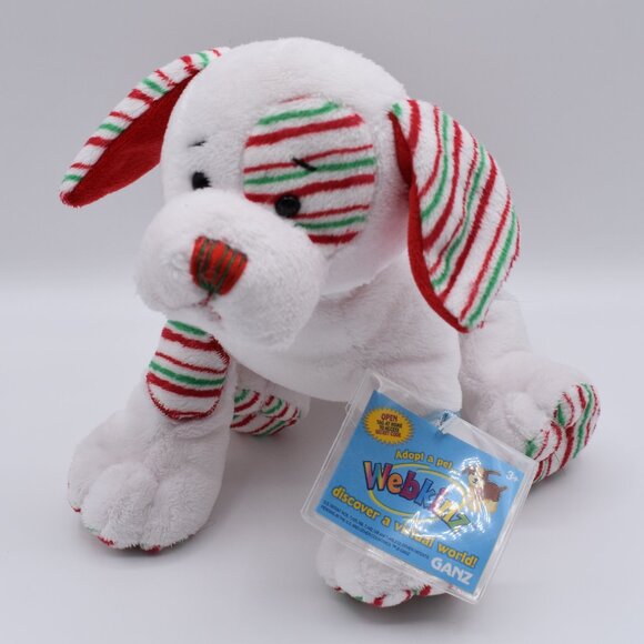 Webkinz Peppermint Puppy New with sealed tag HM467 Rare Mint Condition - Picture 1 of 13